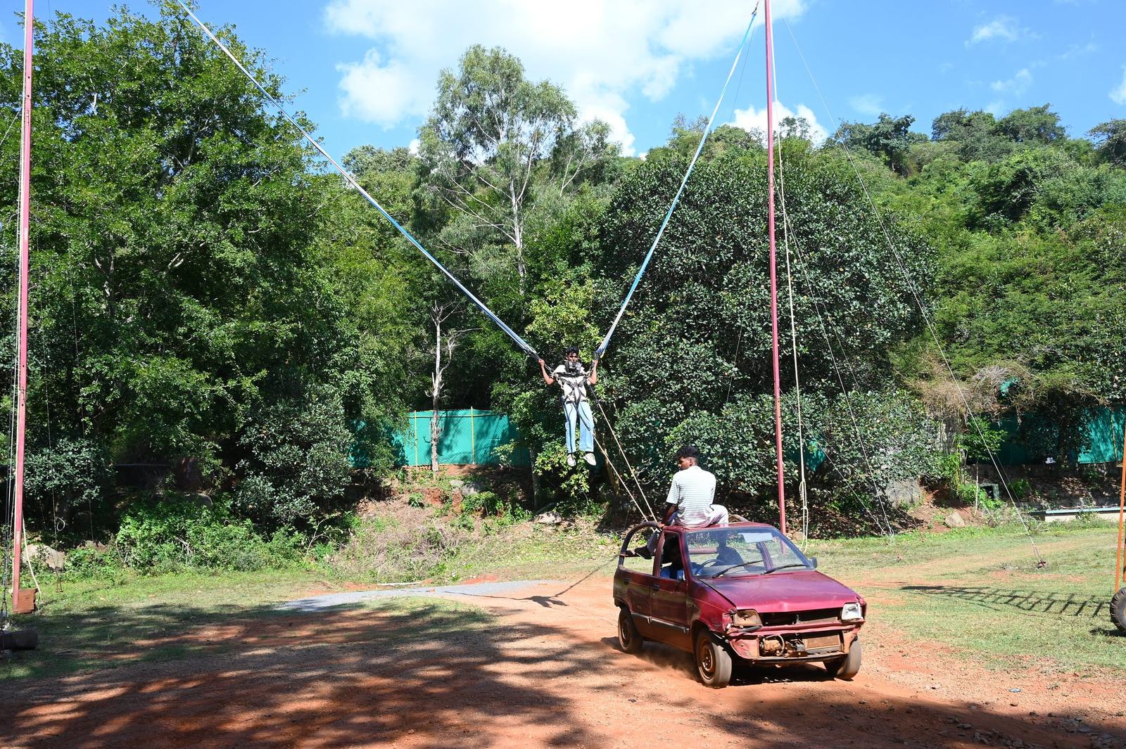 Human slingshot